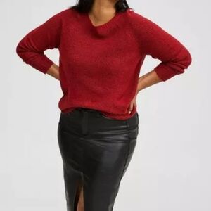 Torrid Vegan Cashmere Red Sweater Size 2(18-20)